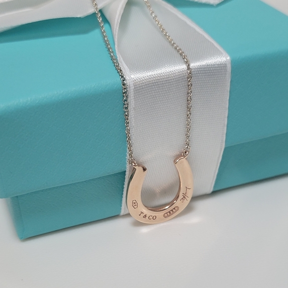 Tiffany & Co 1837 Rubedo Metal &925 Sterling silver Necklace 16" - Picture 6 of 17